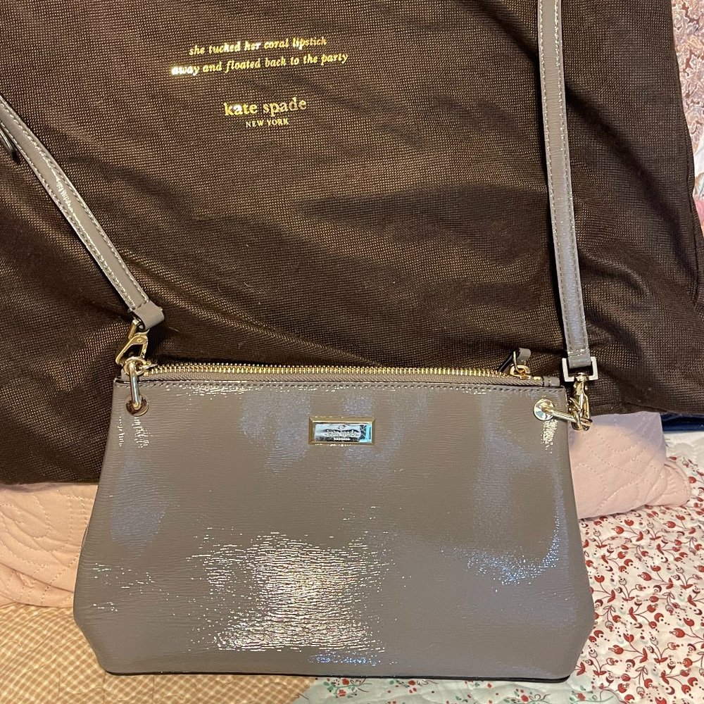 Kate Spade River Bixby Place Haregrey Crossbody